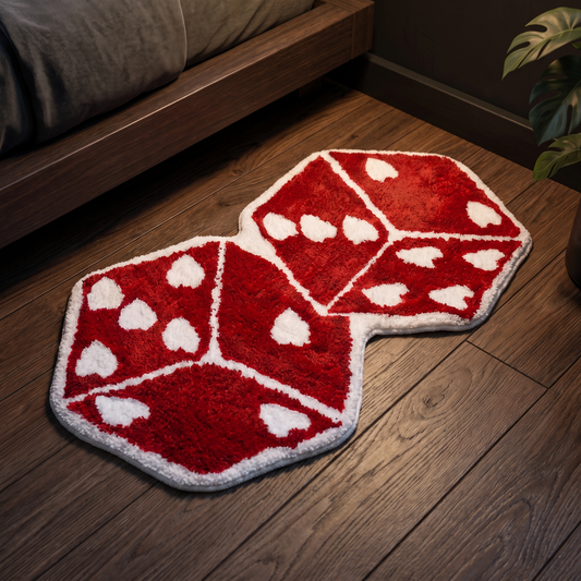 Lucky Dice Tufted Rug lifestyle photo