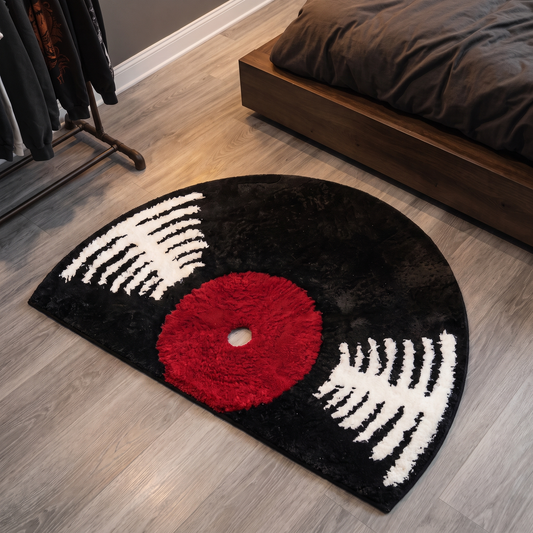Vinyl Record Semicircle Doormat lifestyle photo