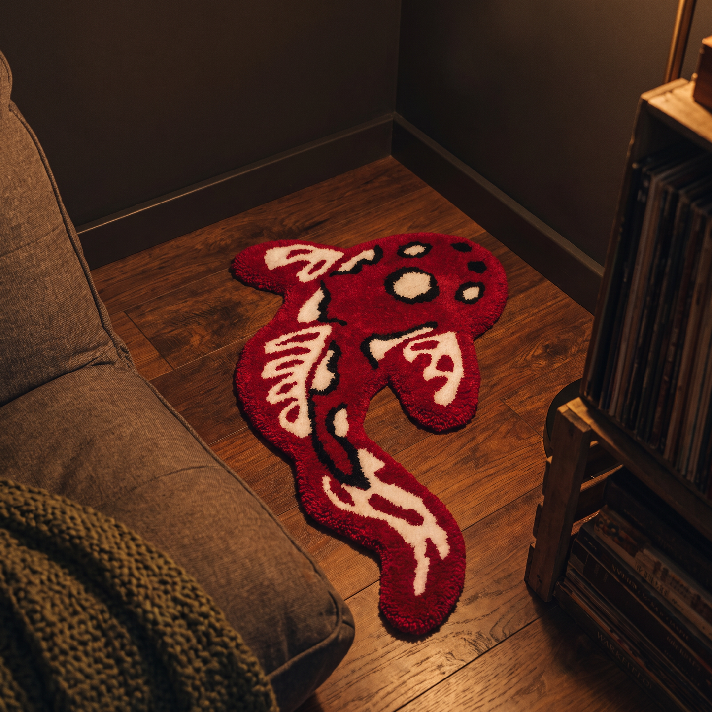 Koi Fish Plush Accent Rug lifestyle photo