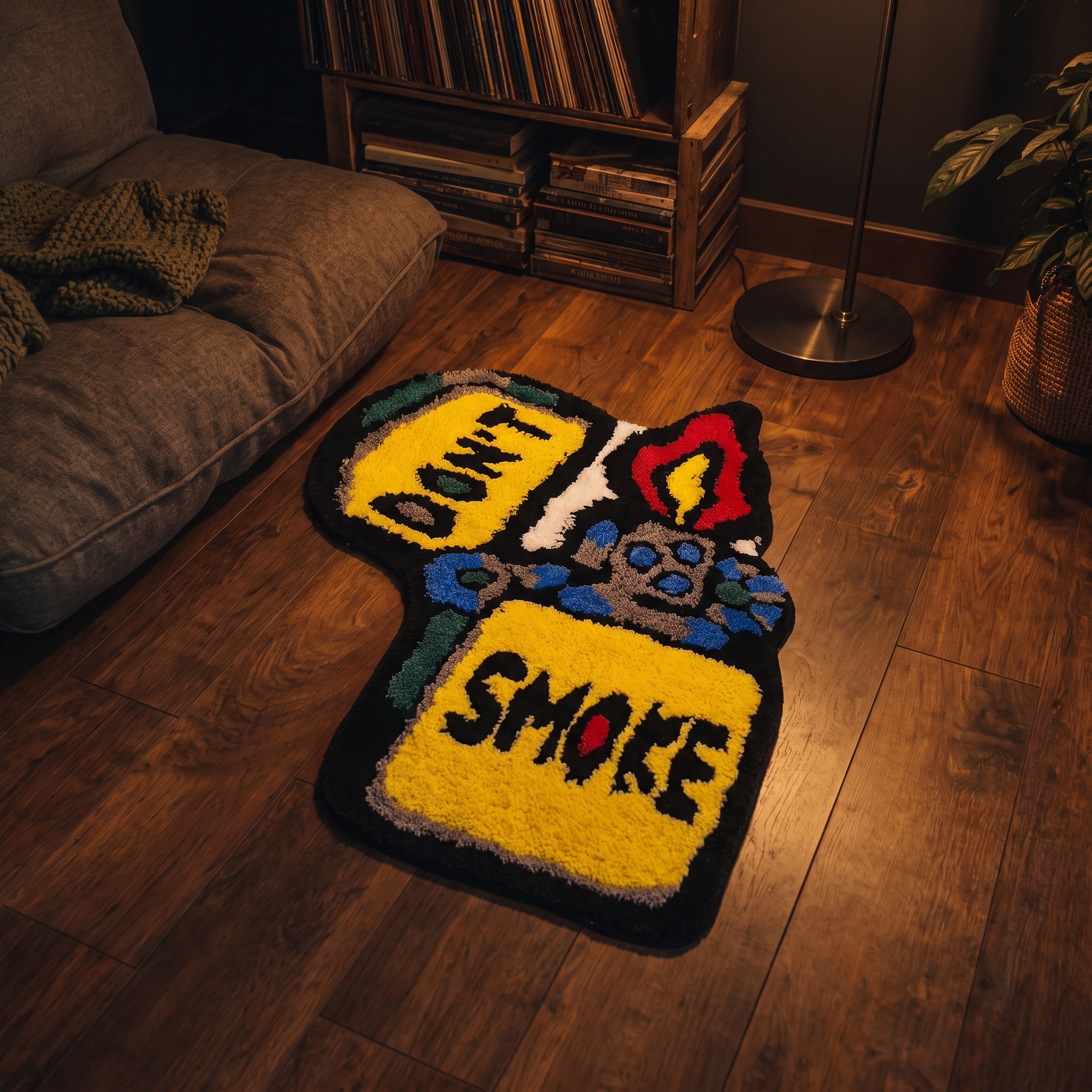 Don't Smoke Lighter Rug lifestyle photo